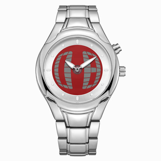 Men’s Dual Display Y2K Watch – Stainless Steel Retro Edition