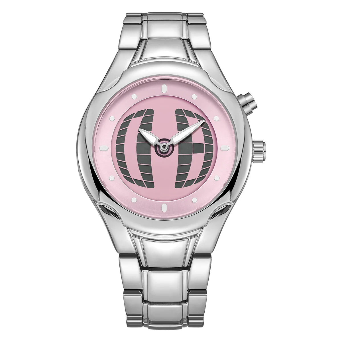Men’s Dual Display Y2K Watch – Stainless Steel Retro Edition