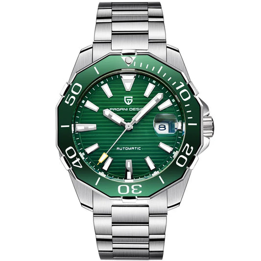 Men’s Automatic Sports Watch – Stainless Steel Date Edition