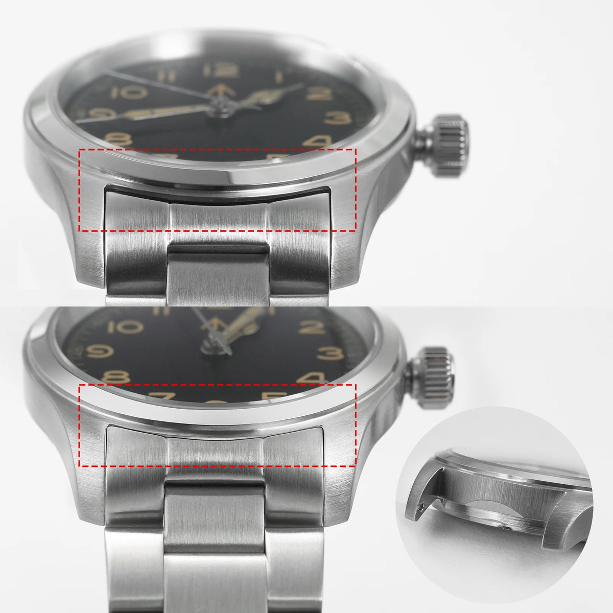 Men’s Vintage Military Quartz Watch – Sapphire Crystal 100M Edition
