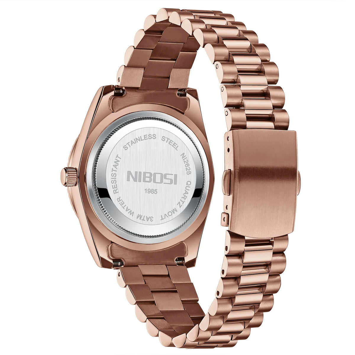 Men’s Day-Date Quartz Watch – Stainless Steel Classic Edition